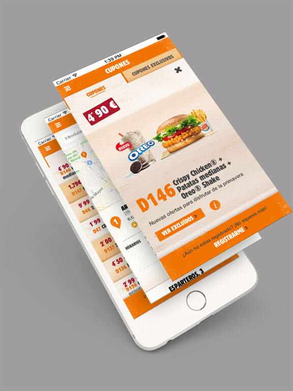 Burger King España iPhone app